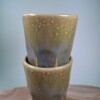 2 keramiek koffiebekers Yellow Large