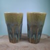2 keramiek koffiebekers Yellow Large
