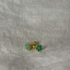 925 Zilveren Flora Studs | groen