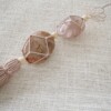 Becoming a mom hanger, edelsteen hanger met rozenkwarts en maansteen