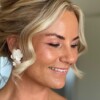Cay- Dubbele bloemen bruids oorbellen met parels
