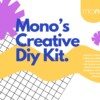 DIY kit for polymer clay earrings + video tutorials | Starter kit with tools & Fimo clay | clay screenprint | making jewelry | Crafting gift