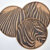 Drieluik zebra