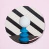 Freddie handmade Jesmonite table lamp, available in 5 color combinations