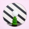 Freddie handmade Jesmonite table lamp, available in 5 color combinations
