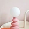 Freddie handmade Jesmonite table lamp, available in 5 color combinations