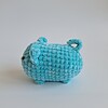 Gehaakte knuffel 'Blue cat'