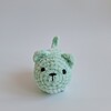 Gehaakte knuffel 'Green cat'