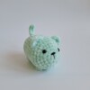 Gehaakte knuffel 'Green cat'