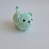 Gehaakte knuffel 'Green cat'