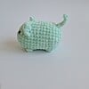 Gehaakte knuffel 'Green cat'