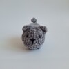 Gehaakte knuffel 'Grey cat'