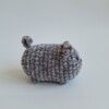 Gehaakte knuffel 'Grey cat'