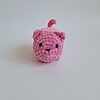 Gehaakte knuffel 'Pink cat'