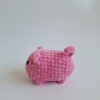Gehaakte knuffel 'Pink cat'