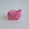 Gehaakte knuffel 'Pink cat'
