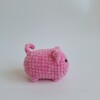 Gehaakte knuffel 'Pink cat'
