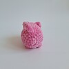 Gehaakte knuffel 'Pink cat'