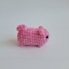 Gehaakte knuffel 'Small pink cat'