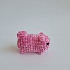 Gehaakte knuffel 'Kleine roze kat'