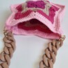 Gehaakte tas 'Pink star'