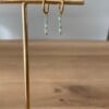 Gouden oorbellen met aquamarijn