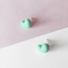 Groene harten oorbellen