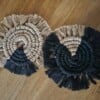 Grote macrame onderzetters