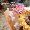 Handgemaakt zonnebloemen boeket