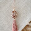 Handgemaakte bloemagaat hanger – edelsteen decoratie voor groei, zelfvertrouwen en positieve energie