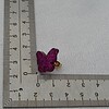 Handgemaakte epoxy oorstekers 'vlinder'