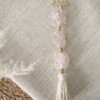Handgemaakte rozenkwarts hanger – edelsteen decoratie voor liefde, harmonie en positieve energie