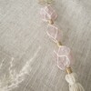 Handgemaakte rozenkwarts hanger – edelsteen decoratie voor liefde, harmonie en positieve energie