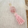 Handgemaakte rozenkwarts hanger – liefde, harmonie en positieve energie