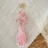 Handgemaakte rozenkwarts hanger – liefde, harmonie en positieve energie