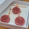 Juwelensetje ´druzy ´ Sweet Chocolate in Resin