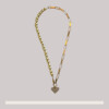 Ketting met g;asparels en schakels