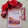 Notebook met lijntjes in A5 formaat; A moment for yourself; Schrijf, adem, ontspan