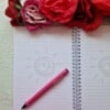 Notebook met lijntjes in A5 formaat; A moment for yourself; Schrijf, adem, ontspan