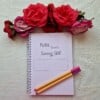Notebook met lijntjes in A5 formaat; A moment for yourself; Schrijf, adem, ontspan