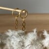 Oorbellen infinity gold