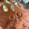 Oorbellen infinity gold