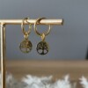 Oorbellen levensboom goud