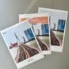 Rotterdam Marathon art print - personliseerbaar stijl 'finishboog'
