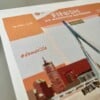 Rotterdam Marathon art print - personliseerbaar stijl 'finishboog'