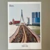 Rotterdam Marathon art print - personliseerbaar stijl 'polaroid'