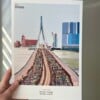 Rotterdam Marathon art print - personliseerbaar stijl 'polaroid'
