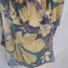Satijnzijden sjaal met botanische print, in 2 blauw tinten