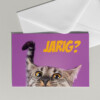 Set van 5 grote kaarten met katten