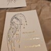 Set van 9 postcards | Girlpower en zelfliefde | met gouden folie